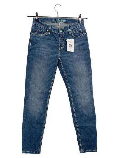SOCCX Jeans Damen Slim Fit Blau Größe 28x30 Casual
