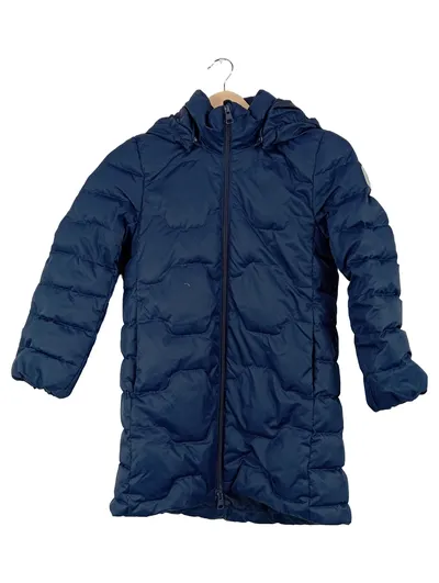 Reima Kinder Steppjacke Wintermantel Gr. 128 Blau Kapuze