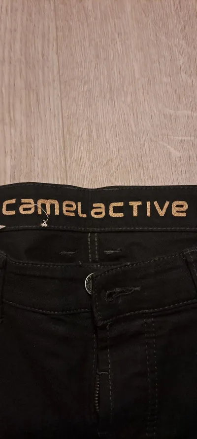 camel active Herren Jeans Regular Fit W35 Schwarz Woodstock