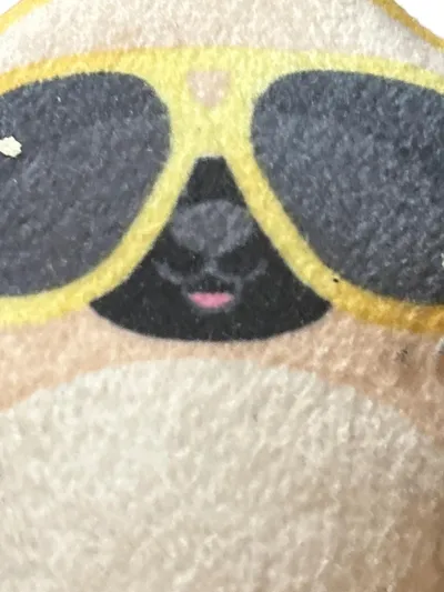 Squishmallows Mops Kuscheltier Plüschtier Prince mit Sonnenbrille 9cm Beige