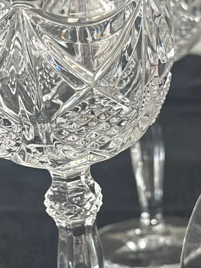 Katharinen-Hütte Sektglas Elegant Transparent 18cm Kristallglas Geometrisch