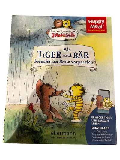 Happy Meal Buch Tiger Bär Activity Buch Kinder Vorlesebuch
