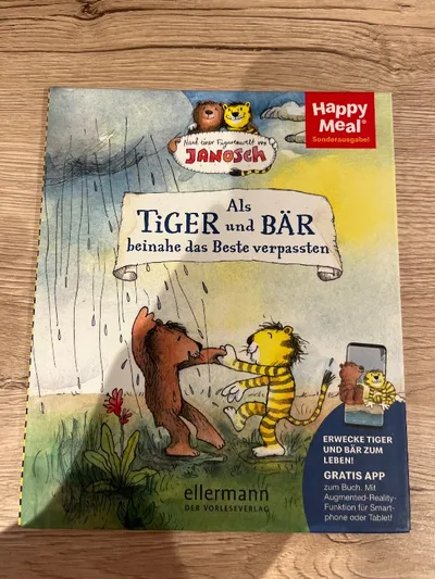 Happy Meal Buch Tiger Bär Activity Buch Kinder Vorlesebuch