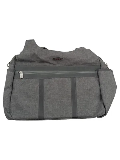 LCP Kids Wickeltasche Grau Meliert Polyester Babytasche Windeltasche