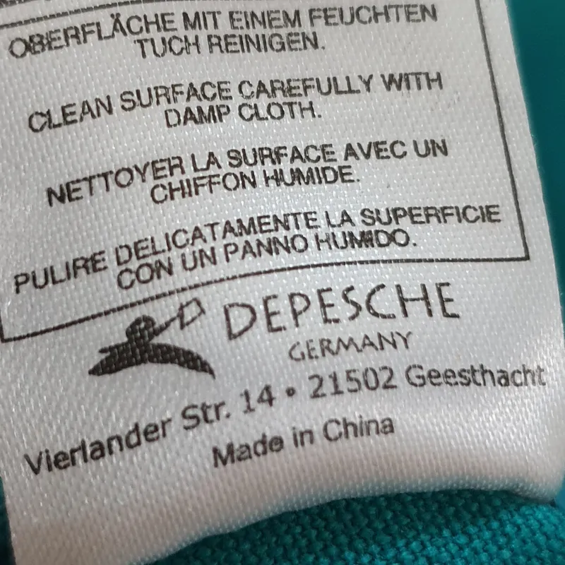 Depesche TOPModel Henkeltasche Shopper Petrol Sterne Nieten Baumwolle Mädchen 5