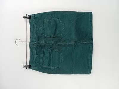 Tom Tailor Damen Cordrock Grün Gr. 36 S Casual Midirock