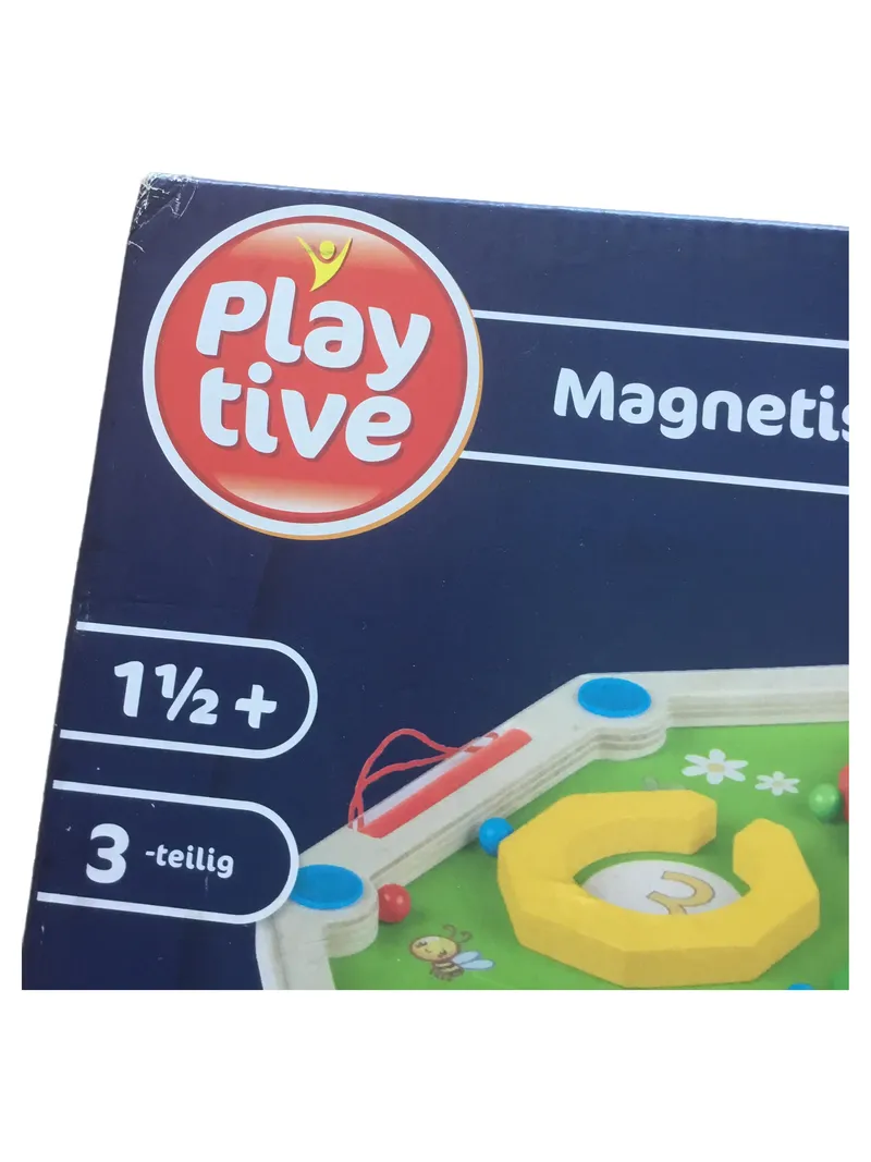 Playtive Magnetisches Labyrinth Motorikspielzeug Holzbausteine Mehrfarbig 2