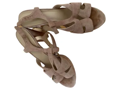 Akira Damen Plateausandalen Gr. 42 Rosa Elegant High Heels Sandalen