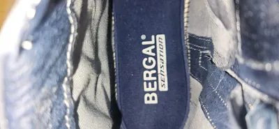 BERGAL Herren Sneaker High Gr. 41 Grau Casual Schnürschuhe