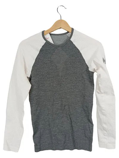 Maloja Damen Langarmshirt Gr. 38/M Sportlich Grau Melange Outdoor