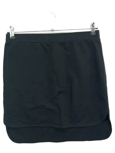 DESIRES Damen Sportrock Gr. 38/M Schwarz Baumwolle Polyester Midirock