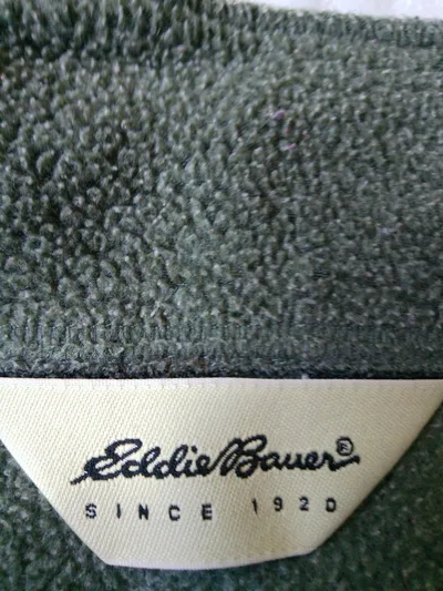 Eddie Bauer Herren Fleecepullover Oliv Outdoor Einheitsgröße