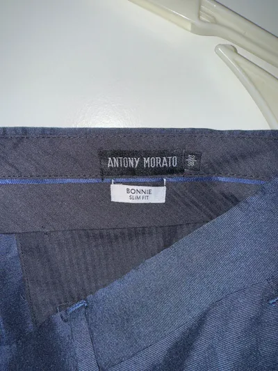 Antony Morato Bonnie Slim Fit Anzughose Herren Gr. 52/38 Blau