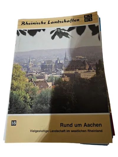 Rheinische Landschaften 18 Aachen Westliches Rheinland Geschichte Landkarte