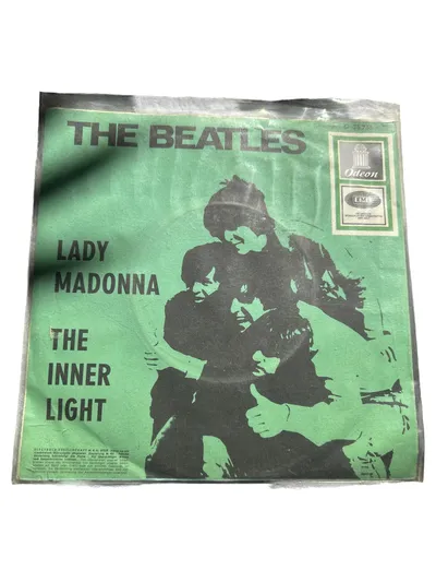 The Beatles Lady Madonna / Inner Light 7" Vinyl Single Odeon Deutsche Pressung