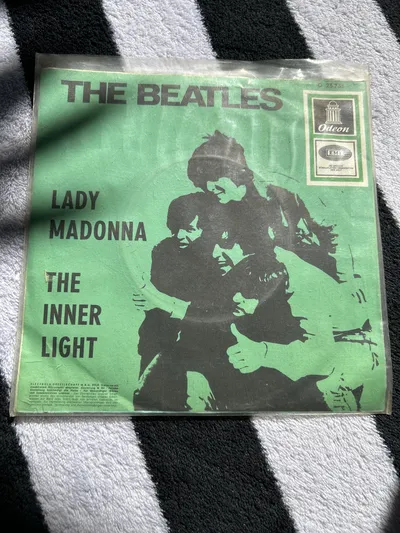 The Beatles Lady Madonna / Inner Light 7" Vinyl Single Odeon Deutsche Pressung