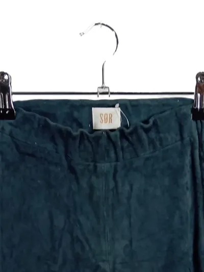 SØR Damen Lederhose Petrol Gr. 32 W24 XXS Baumwolle Stretch