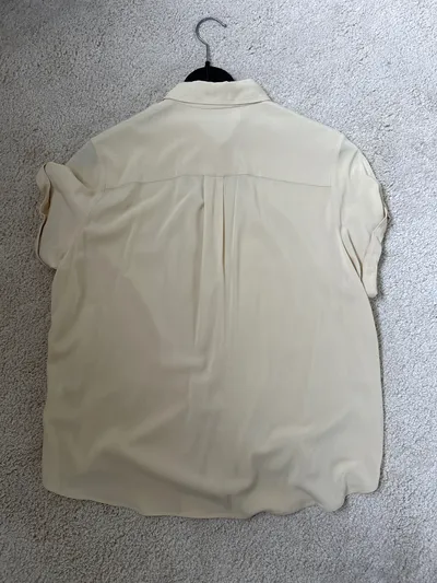 Samsøe Samsøe Damen Freizeithemd Gr. 36/S Beige Casual Kurzarm