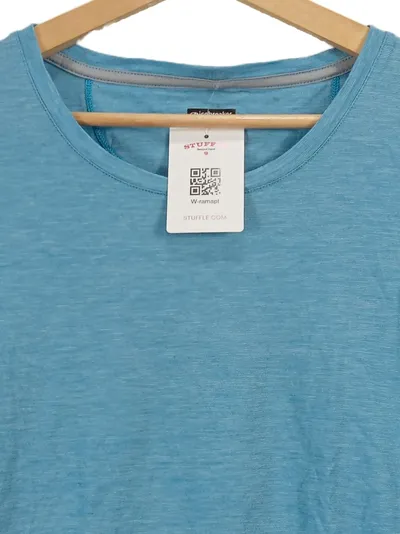 Icebreaker Damen T-Shirt Blau Gr. 34/XS Sportlich Outdoor Meliert