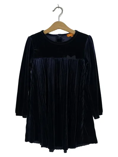 STACCATO Blusenkleid Mädchen Gr. 104 Blau Elegant Festlich Strukturmuster