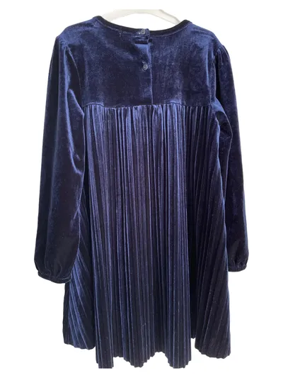 STACCATO Blusenkleid Mädchen Gr. 104 Blau Elegant Festlich Strukturmuster