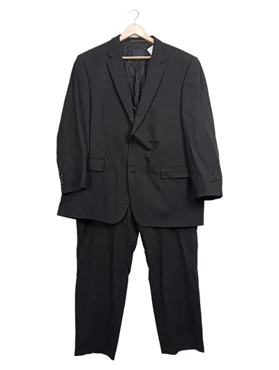 Digel Herren Anzug Sakko Hose Schwarz Business Gr. 50/L