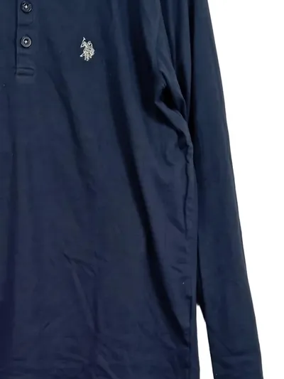 U.S. Polo Assn. Herren Schlafanzug Set M Blau Komfortabel Langarmshirt Hose