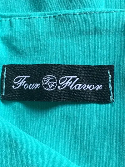 Four Flavor Damen Etuikleid Gr. 36 S Türkis Elegant Business