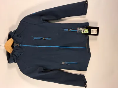 Killtec Kinder Softshelljacke Gr. 140 Blau Winddicht Outdoor Kapuze