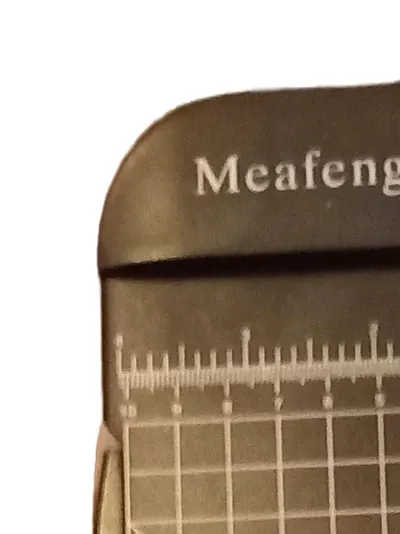 Meafeng Papierschneidegerät Rollenschneider Schneidemaschine Schwarz 38 cm