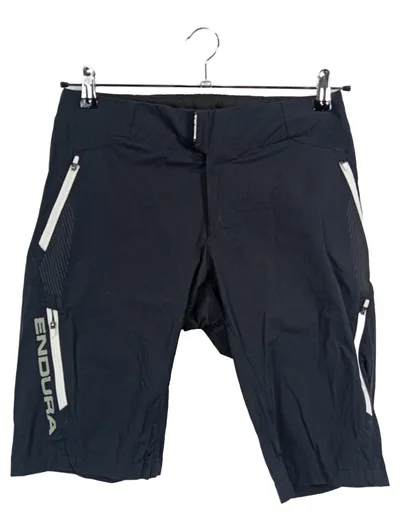 Endura Herren Radhose Gr. S (46) Schwarz Sportlich Outdoor Uni Streifen Logo