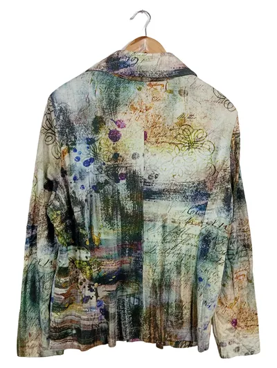 STEILMANN Damen Sweatjacke Einheitsgröße Mehrfarbig Bohemian Abstrakt