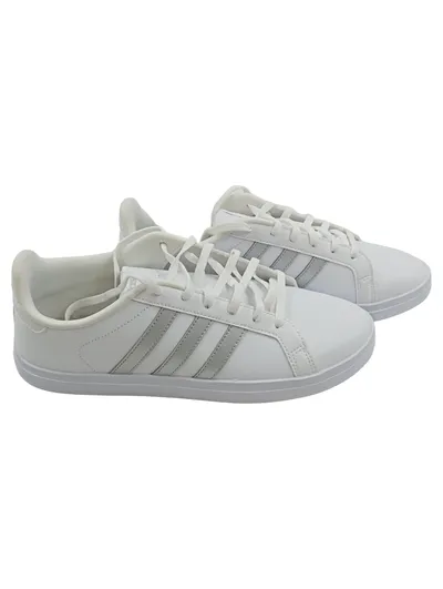 adidas Cloudfoam Comfort Sneaker Low Herren Weiß Gr. 42 2, 3