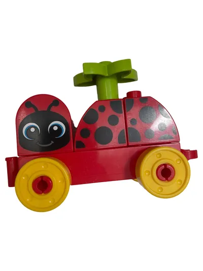 Duplo Marienkäfer Fahrzeug Bauset Komplett Kinder Spielzeug Rot