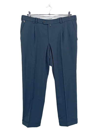 Meyer Herren Stoffhose Business Gr. 50 Blau Elegant Anzughose