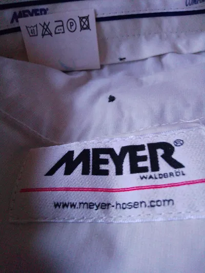 Meyer Herren Stoffhose Business Gr. 50 Blau Elegant Anzughose