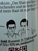 Jean & Len Tiefenreinigung Shampoo Pink Grapefruit Spirulina 300ml 6