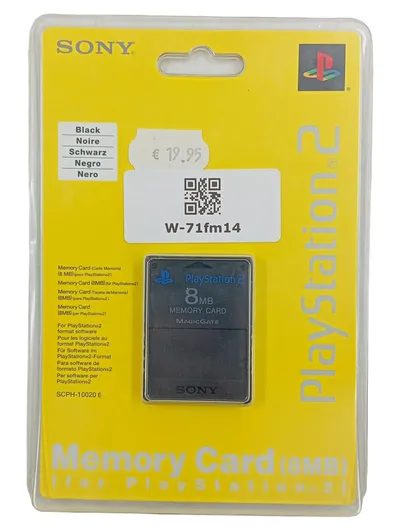 Sony PlayStation 2 Memory Card 8MB Speicherkarte SCPH-10020 E MagicGate Schwarz