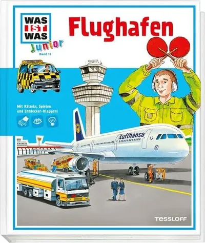 WAS IST WAS Junior 11 Flughafen Buch Kinder Sachbuch Tessloff Fliegerei