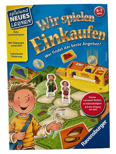 Ravensburger Wir spielen Einkaufen Brettspiel Kaufladen Zubehör Mehrfarbig