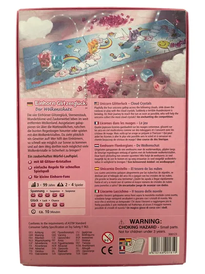 HABA Einhorn Glitzerglück Der Wolkenschatz Würfelspiel Kinderspiel