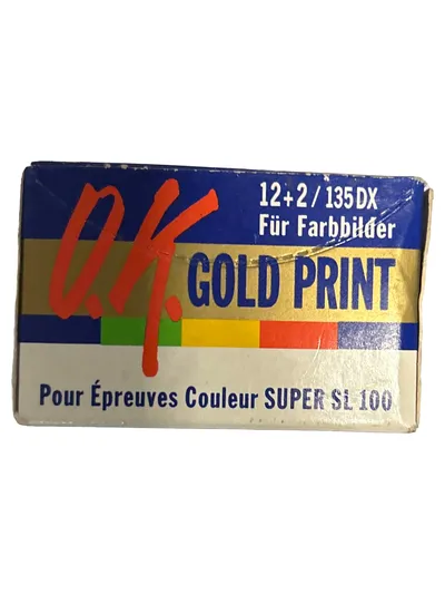 Gold Print O.K. Analogfilm 135DX 12+2 ISO 100 Farbfilm Kleinbildfilm