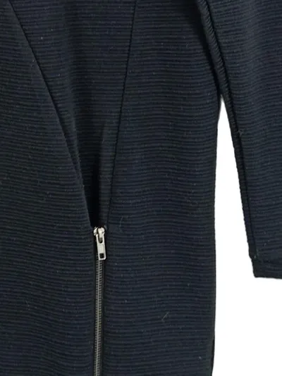 DESIRES Damen Pullover Gr. 36/S Schwarz Casual Langarm Reißverschluss