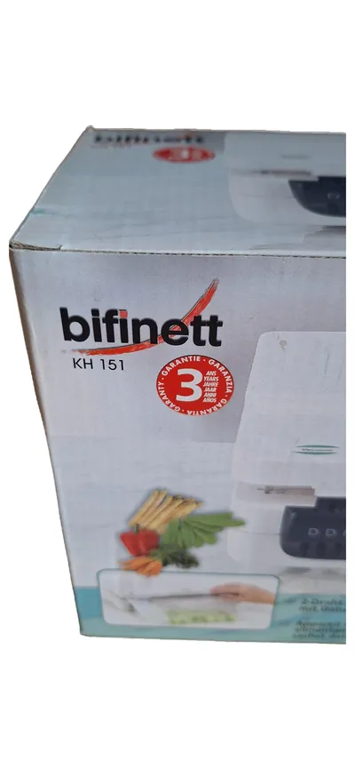 Bifinett KH 151 Vakuumiergerät Folienschweißgerät Weiß