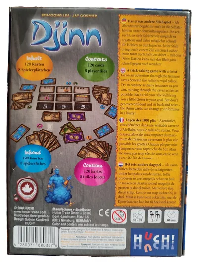 Huch! Djinn Kartenspiel Sen-Foong Lim Jay Cormier Abenteuer Familienspiel