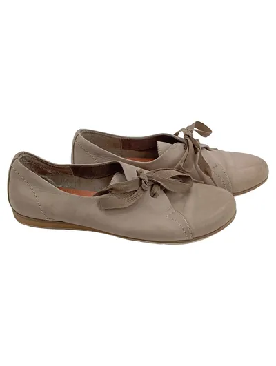 MARCO TOZZI Damen Ballerinas Gr. 38 Beige Casual Flats Schleife