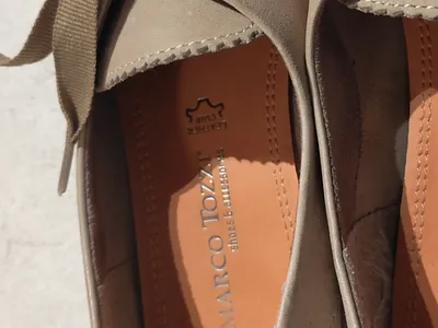 MARCO TOZZI Damen Ballerinas Gr. 38 Beige Casual Flats Schleife