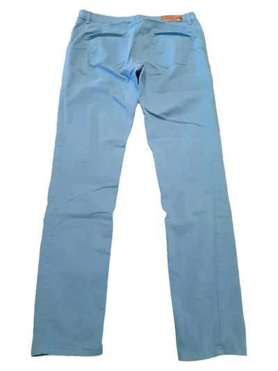 Passport Damen Mom Jeans Gr. 40 Türkis Casual Stretch Hose