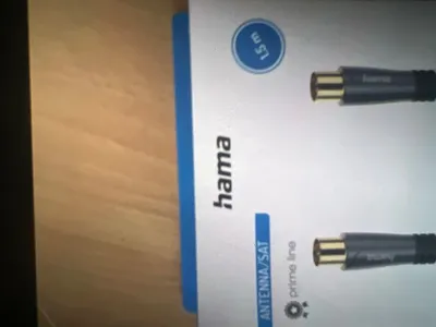 Hama prime line 120 dB Audiokabel Schwarz 1,5m TV Sat Kabel