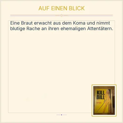 Kill Bill Vol. 1 DVD Quentin Tarantino Actionfilm deutsch
